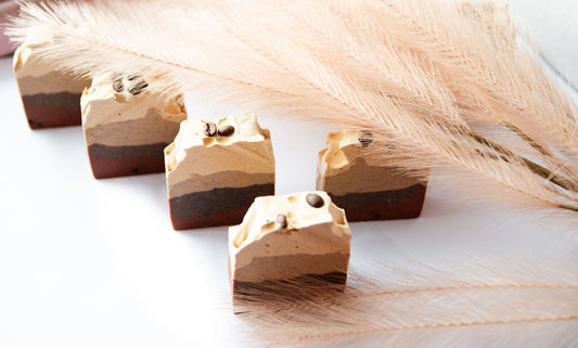 Artisanal Exfoliating Soap Bar: Fresh Coffee