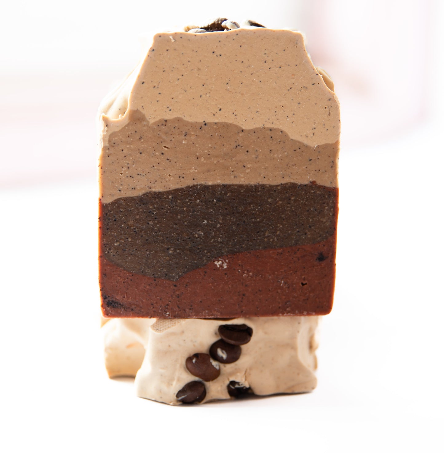 Artisanal Exfoliating Soap Bar: Fresh Coffee