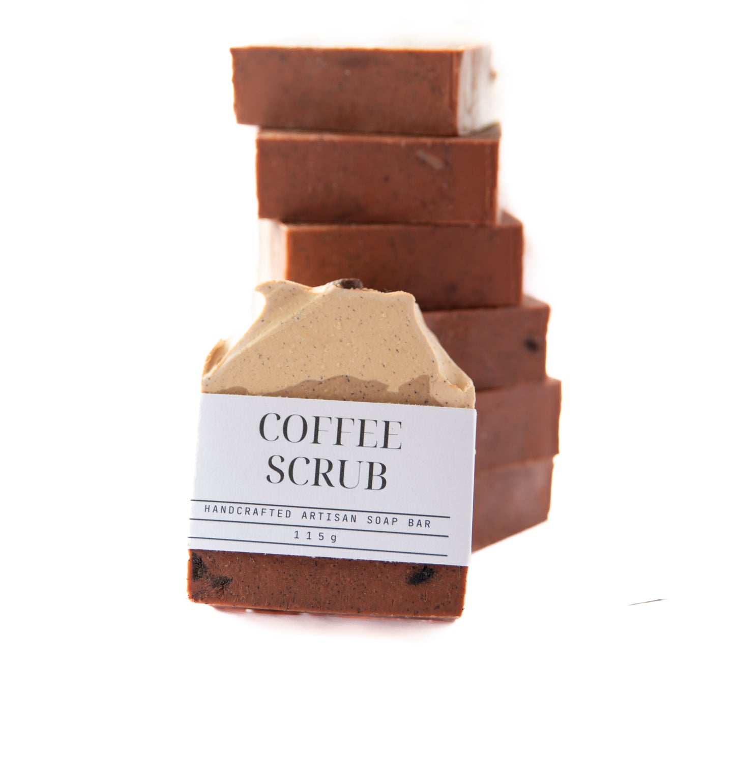 Artisanal Exfoliating Soap Bar: Fresh Coffee